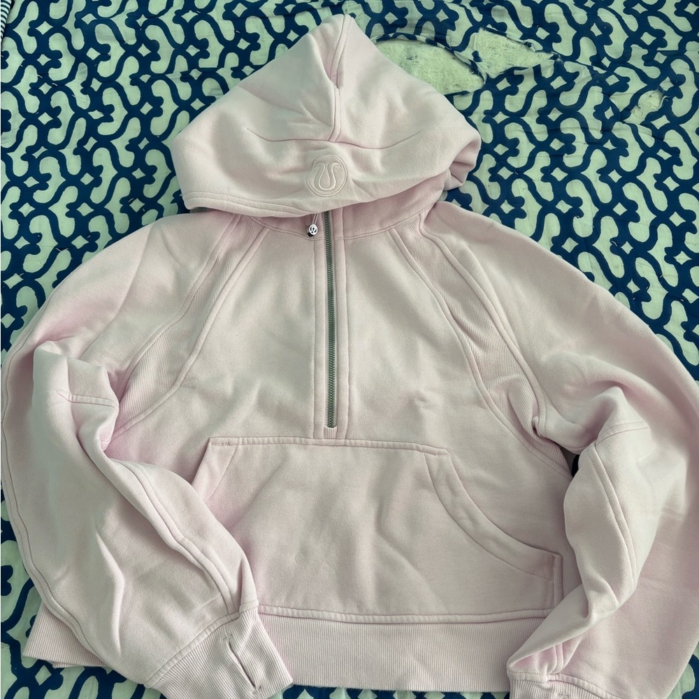 lululemon strawberry milk scuba hoodie